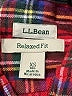 L.L.Bean 100% Cotton Plaid Red Jacket Size XS - photo 6