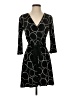 Leota Graphic Black Cocktail Dress Size S - photo 1