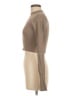 TAN + LINES 100% Cotton Tan Turtleneck Sweater Size S - photo 5