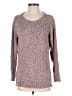 Ann Taylor Tweed Burgundy Pullover Sweater Size M - photo 1