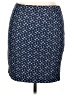 Halogen Print Blue Casual Skirt Size 14 - photo 1