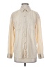 wonderly 100% Lyocell Ivory Long Sleeve Button-Down Shirt Size S - photo 1