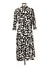 Bisou Bisou Print Black Casual Dress Size 10 - photo 2