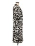 Bisou Bisou Print Black Casual Dress Size 10 - photo 4