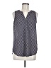 Willi Smith 100% Polyester Blue Sleeveless Blouse Size M - photo 1