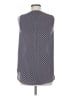 Willi Smith 100% Polyester Blue Sleeveless Blouse Size M - photo 2