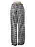 The Upside Plaid Gray Casual Pants Size S - photo 2