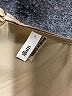 Glam 100% Polyester Gold Tan Sleeveless Blouse Size L - photo 3