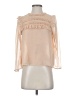 H&M 100% Polyester Ivory 3/4 Sleeve Blouse Size 4 - photo 1