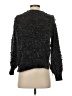 Ann Taylor LOFT 100% Polyester Tweed Black Pullover Sweater Size S - photo 2