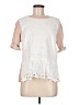 J.Crew Ivory Short Sleeve Blouse Size M - photo 1