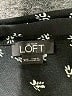 Ann Taylor LOFT 100% Polyester Floral Black Romper Size XXS - photo 4