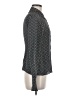 MICHAEL Michael Kors 100% Silk Houndstooth Black Long Sleeve Silk Top Size 8 - photo 4