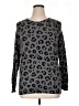 Torrid Animal Print Gray Pullover Sweater Size 1X Plus (1) - photo 1
