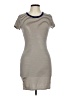 Olivia Rae Stripes Ivory Casual Dress Size L - photo 1