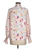 Unbranded Floral Pink Long Sleeve Blouse Size M - photo 2