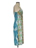 BCBG 100% Polyester Print Teal Blue Cocktail Dress Size S - photo 4
