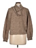 Zoe + Phoebe Solid Brown Sweatshirt Size L - photo 2