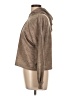 Zoe + Phoebe Solid Brown Sweatshirt Size L - photo 5