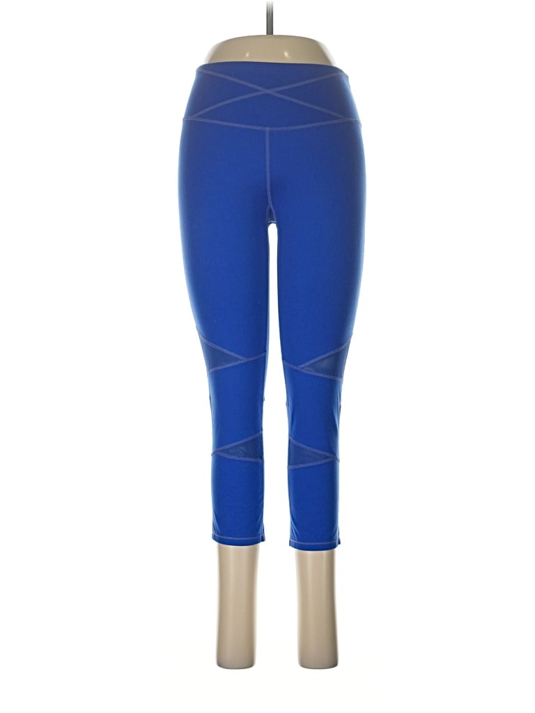 Pre-owned Yummie Active Pants In Blue