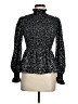 Shein 100% Polyester Black Long Sleeve Blouse Size 6 - photo 1