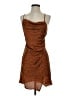 JOA Polka Dots Brown Cocktail Dress Size XS - photo 1