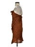 JOA Polka Dots Brown Cocktail Dress Size XS - photo 5