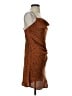 JOA Polka Dots Brown Cocktail Dress Size XS - photo 4