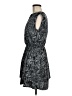 H&M 100% Polyester Paisley Gray Cocktail Dress Size 6 - photo 5