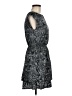 H&M 100% Polyester Paisley Gray Cocktail Dress Size 6 - photo 4