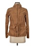 Old Navy 100% Cotton Solid Brown Jacket Size XS - photo 1