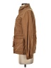 Old Navy 100% Cotton Solid Brown Jacket Size XS - photo 5