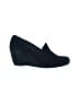 Stuart Weitzman 100% Leather Black Wedges Size 5 1/2 - photo 1