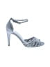Adrianna Papell Metallic Silver Sandals Size 8 1/2 - photo 1