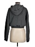 Shein 100% Polyester Gray Zip Up Hoodie Size 8 - 10 - photo 2