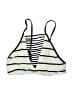 Unbranded Stripes Ivory Swimsuit Top Size 10 - photo 1