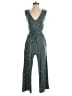 24/7 Maurices Metallic Teal Jumpsuit Size XS - photo 1