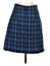 ASOS Plaid Blue Casual Skirt Size 2 - photo 2