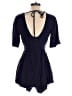 Trixxi Solid Blue Romper Size S - photo 2
