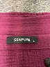 Assorted Brands Houndstooth Burgundy Long Sleeve Blouse Size S - photo 7