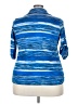 Perseption Blue 3/4 Sleeve Button-Down Shirt Size 3X - photo 2
