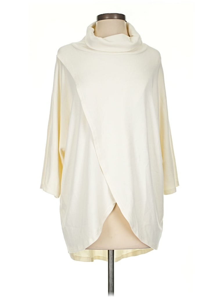 Pre-owned Dylan Poncho In Ivory