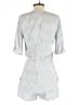BCBGMAXAZRIA 100% Rayon Stripes Gray Romper Size XS - photo 2