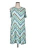 Joe Boxer Chevron-herringbone Teal Casual Dress Size XL - photo 1