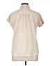 Unbranded Ivory Short Sleeve Blouse Size XL - photo 2