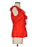 Boden Red Orange Sleeveless Blouse Size 2 - photo 4