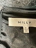 Milly 100% Wool Black 3/4 Sleeve Blouse Size 6 - photo 7