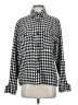 Mango 100% Acrylic Houndstooth Gray White Jacket Size 4 - photo 1