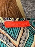 Lulumari Print Teal Cocktail Dress Size S - photo 7
