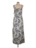 1.State Paisley Gray Blue Casual Dress Size L - photo 2